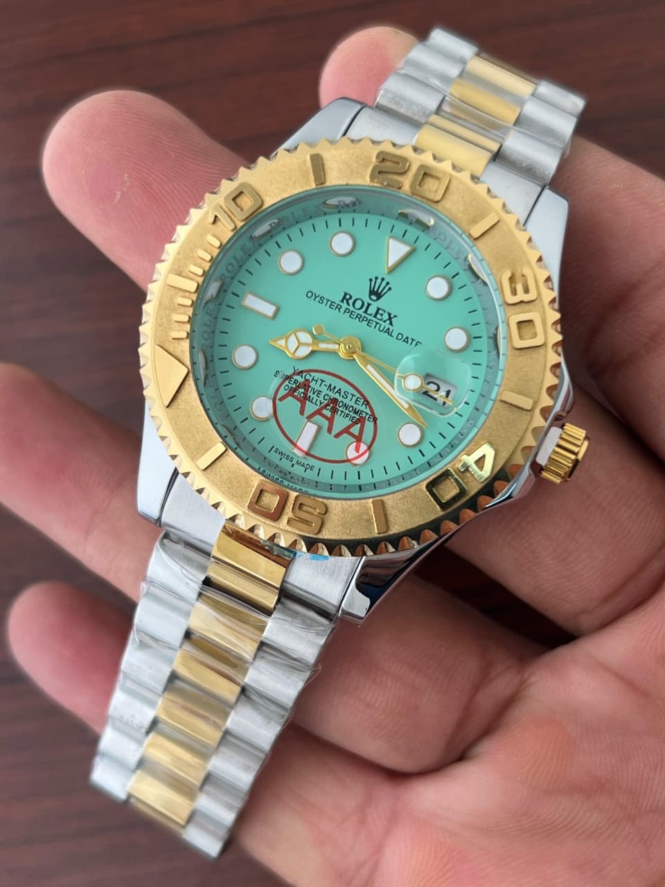 Rolex GMT II Ever gold silver