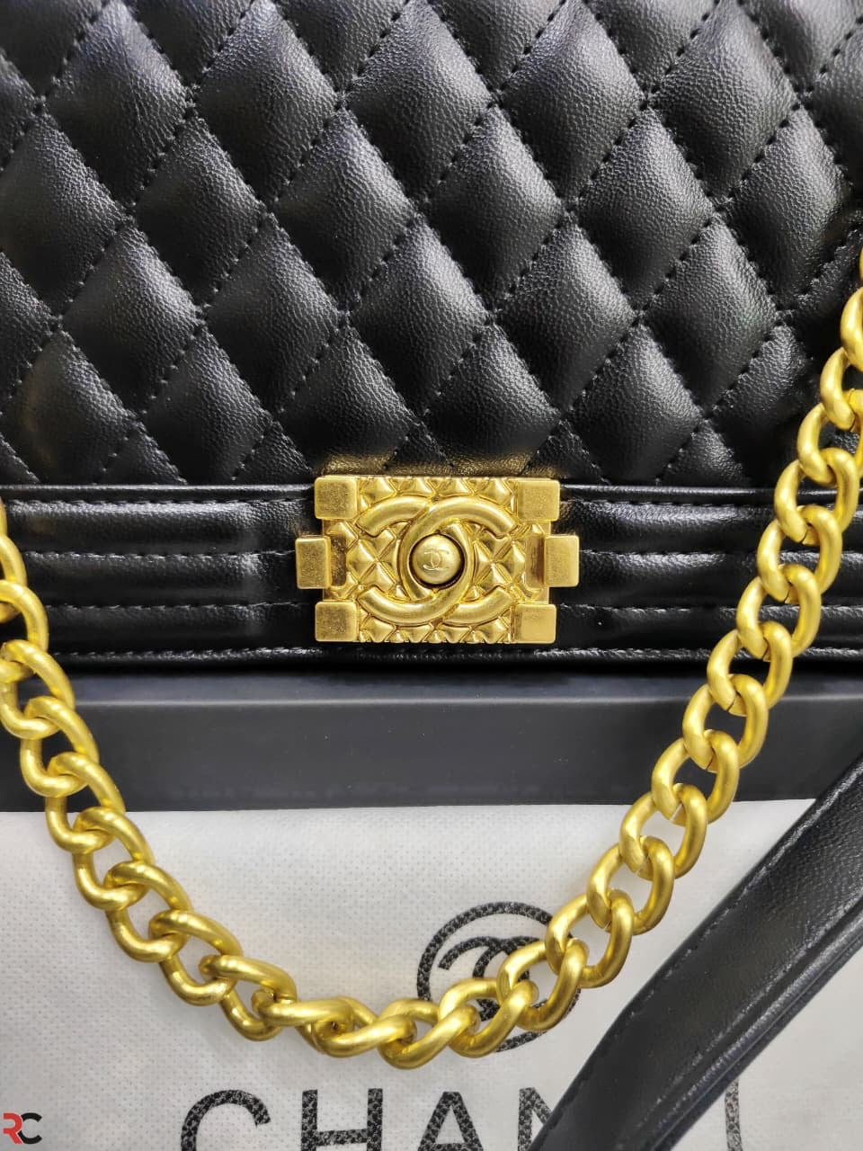 Chanel Leboy Diamond Cut Shoulder Bag