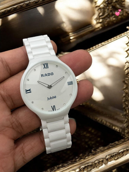 Rado true Round thinline White Ceramic