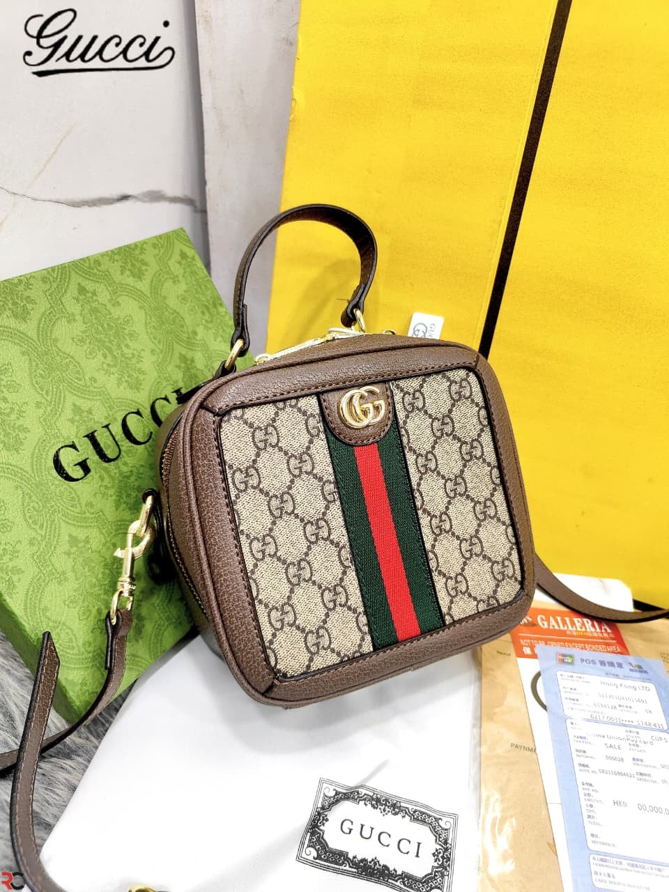 Gucci Ophidia Mini Top Handle Bag
