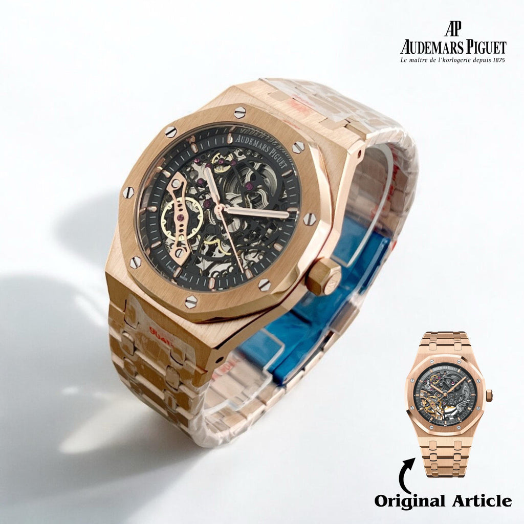 Audemars Piguet Royal Oak Skeleton Salmon