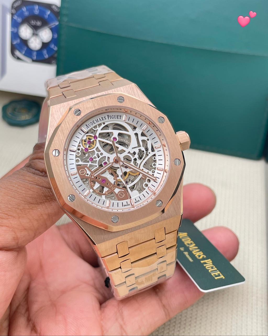 Audemars Piguet Royal Oak Skeleton Salmon