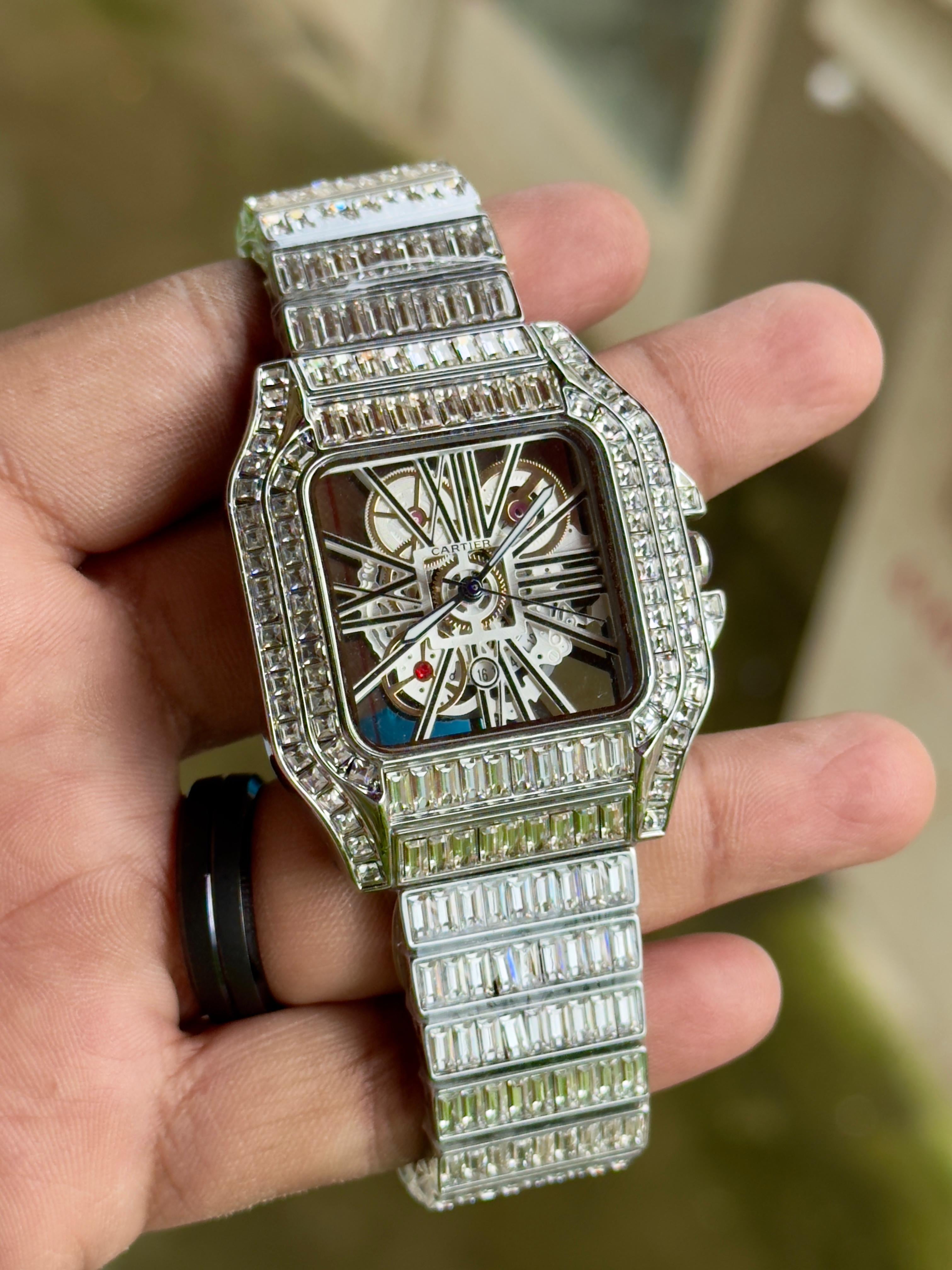 Cartier Gold Skeleton Dial