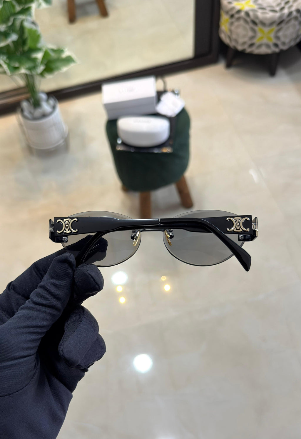 Celine Rimless Sunglasses