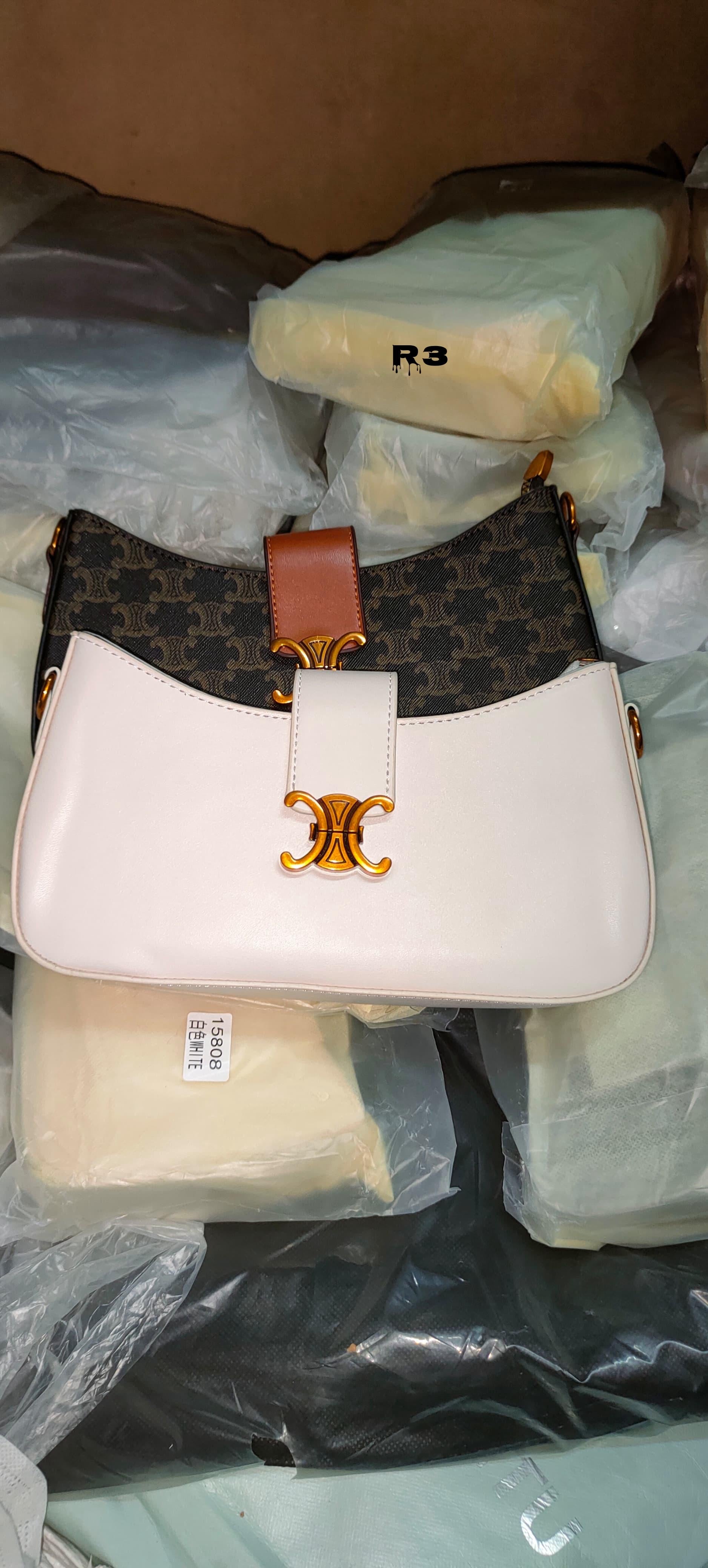 Celine Logo Lock Sling Bag