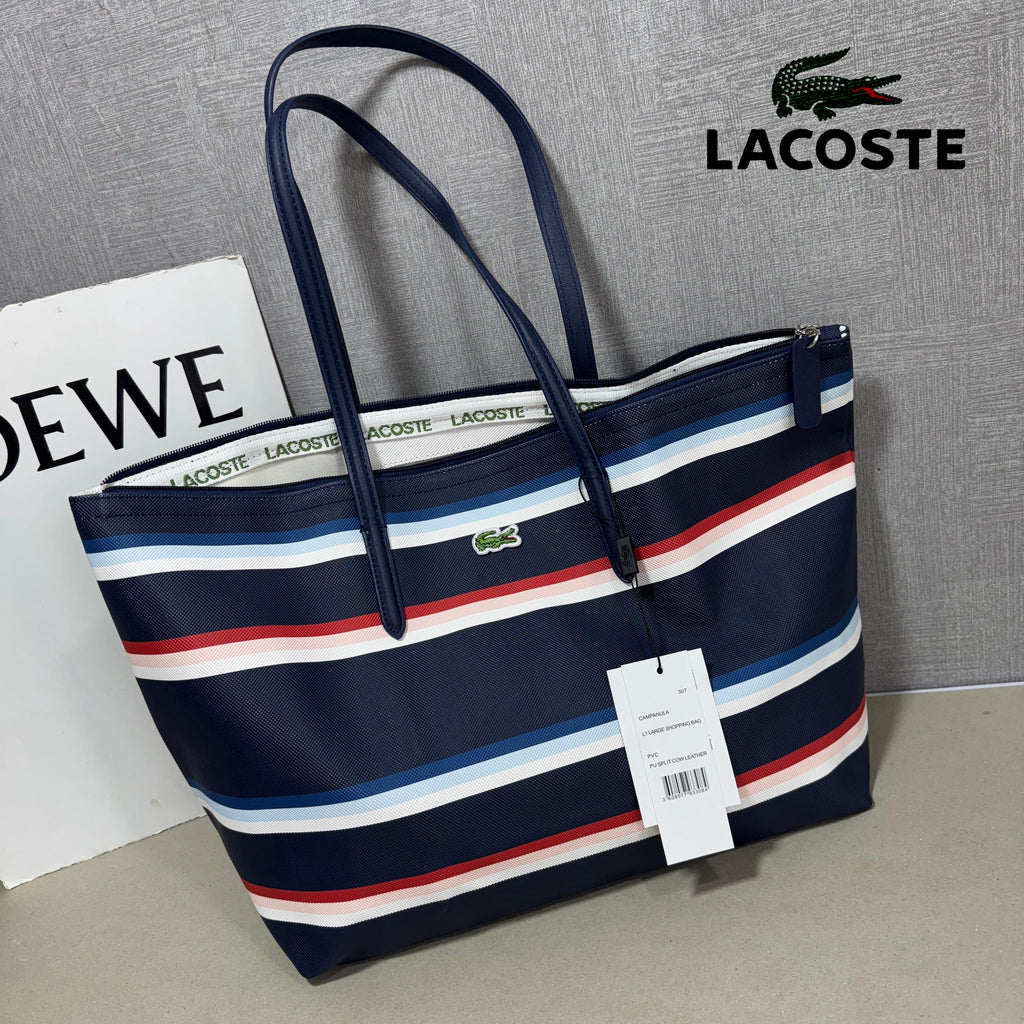 Lacoste Large Zip Tote Bag