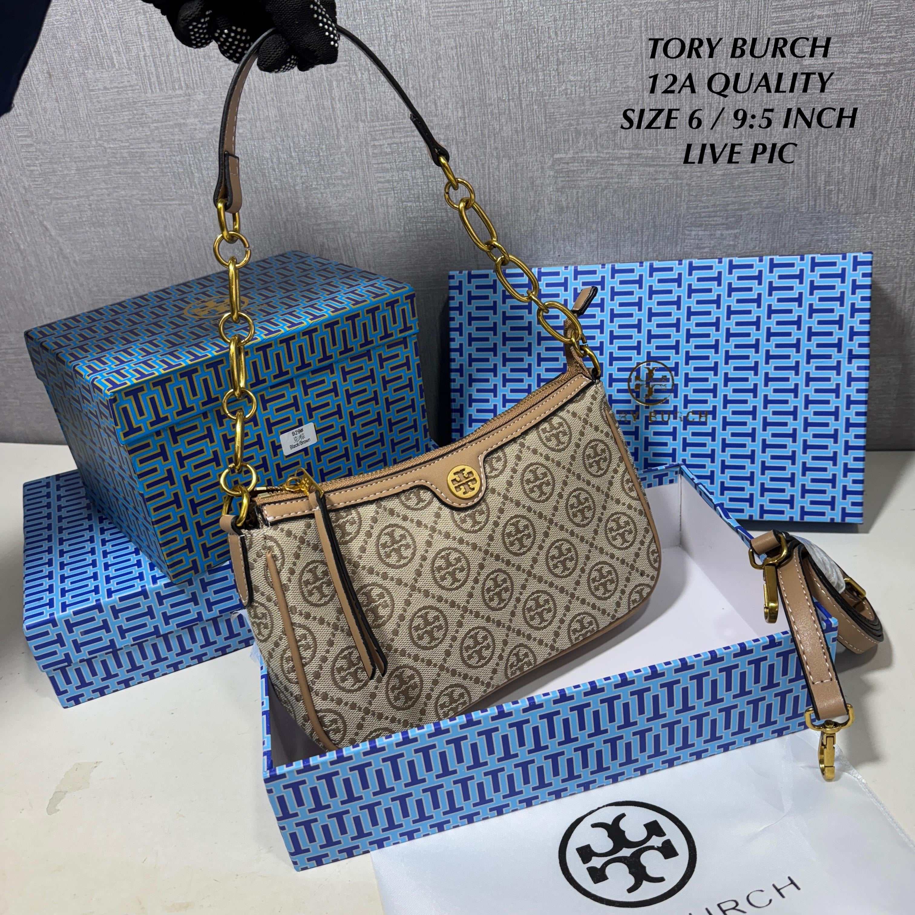 Tory Burch T Monogram Jacquard Studio Bag