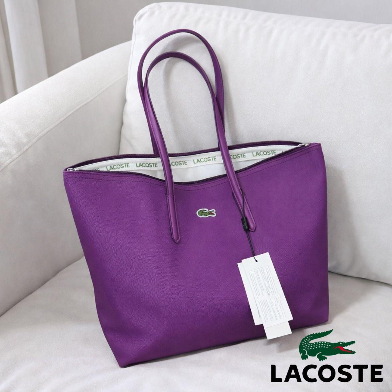 Lacoste Large Zip Tote Bag
