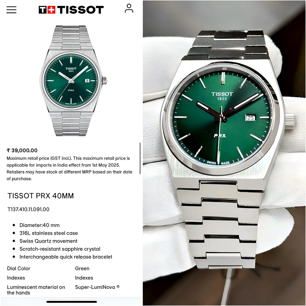 Tissot PRX Slim & Sleek Series