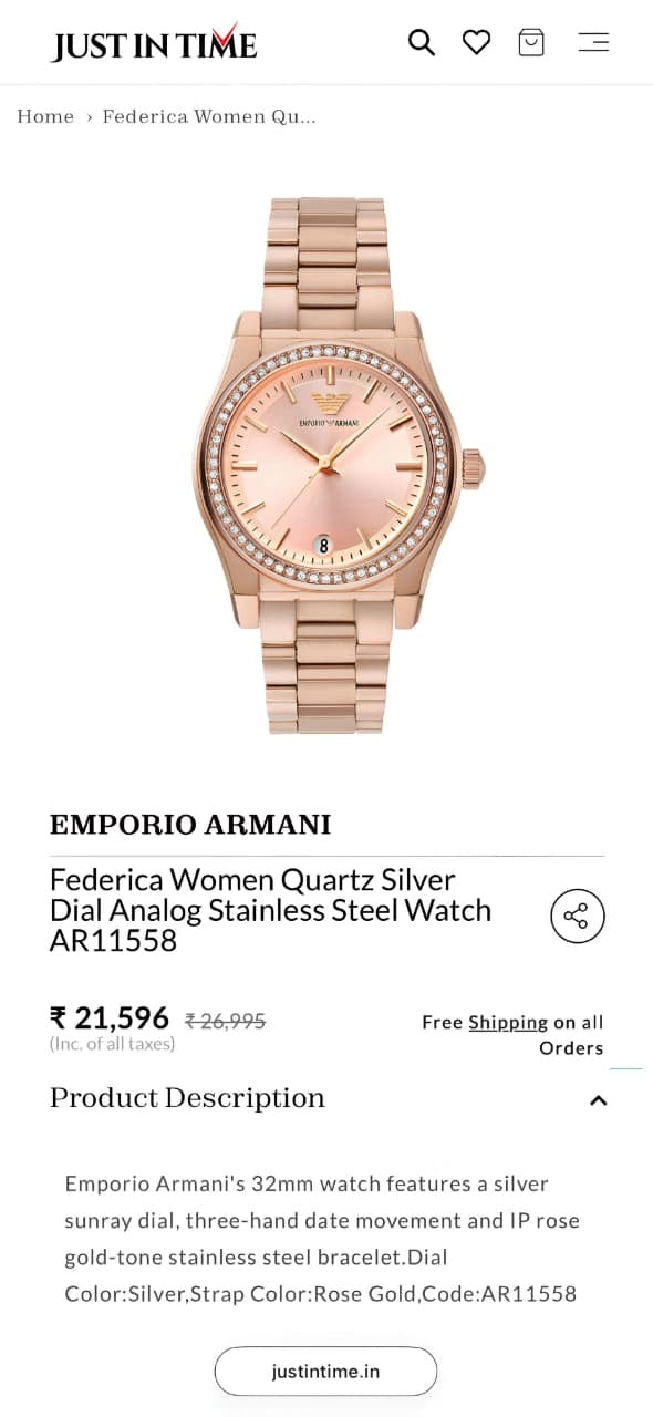 Emporio Armani Federica