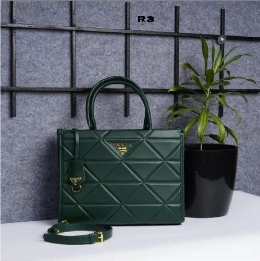 Prada Diamond Cut Tote Bag
