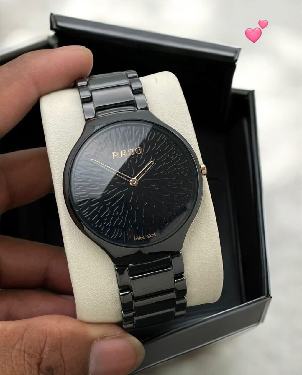 Rado true Round thinline Ceramic