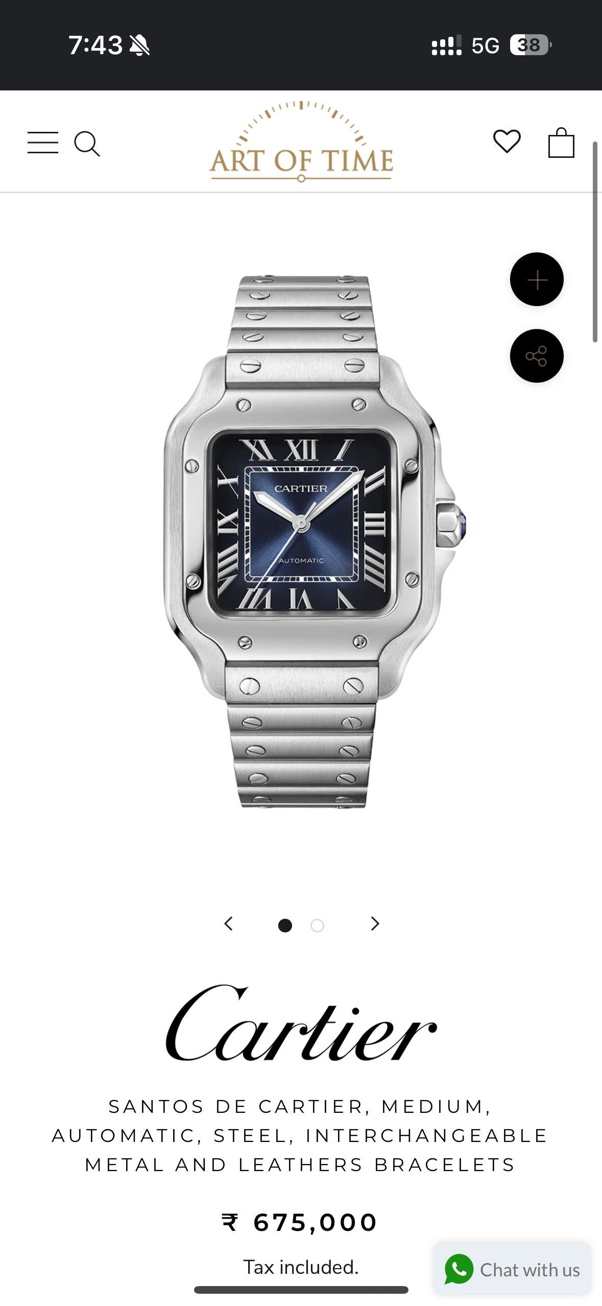 Cartier Santos Automatic Series