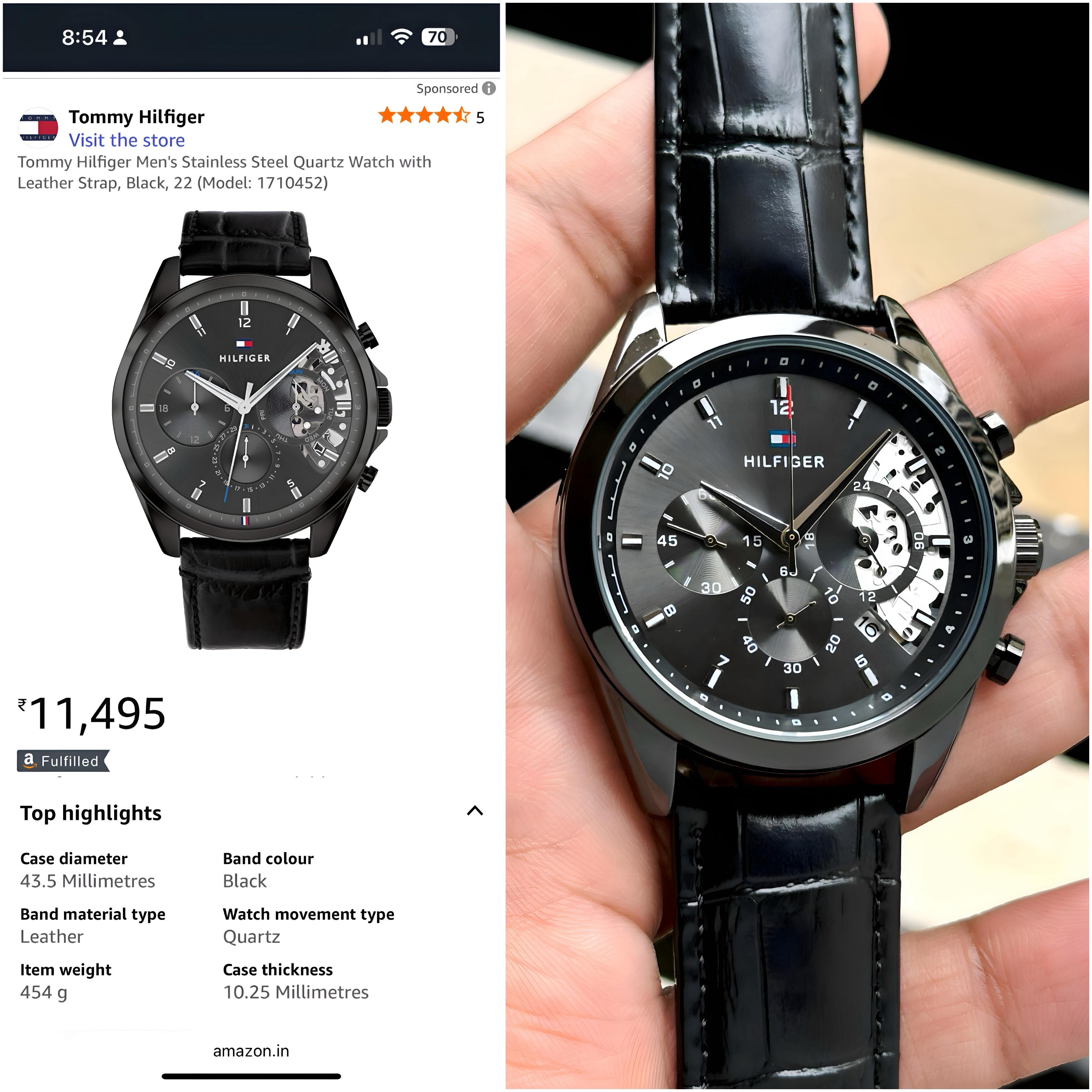 Tommy Hilfiger Z-Black Chronograph Series