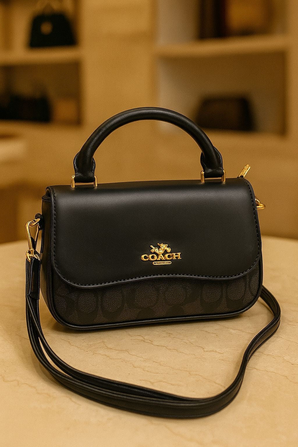 Coach Flap Sling Bag