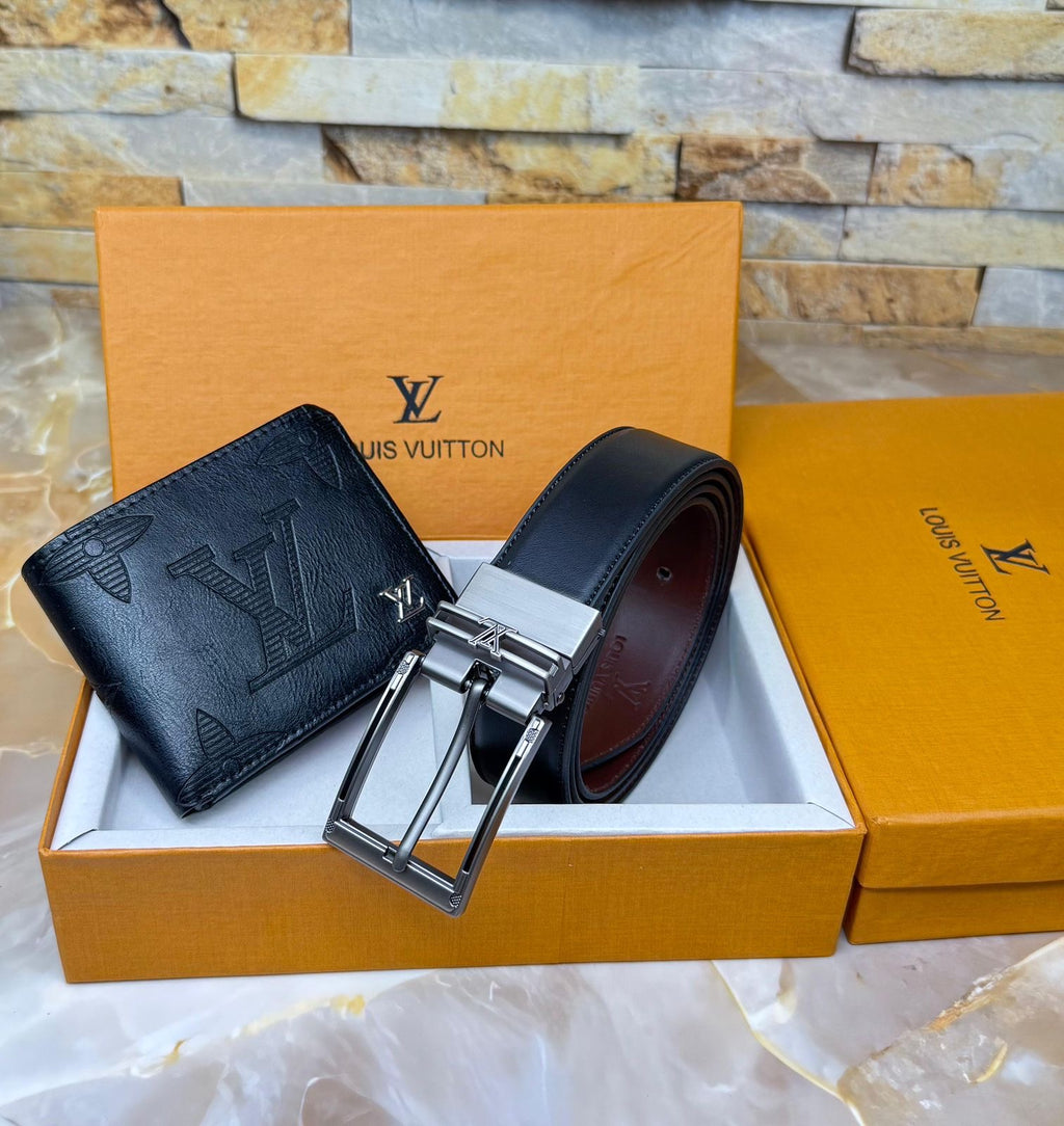 Louis Vuitton Wallet & Belt Combo