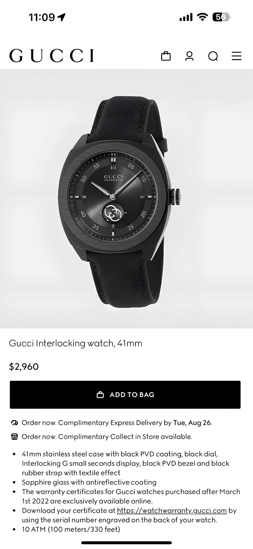 Gucci Interlocking Edition