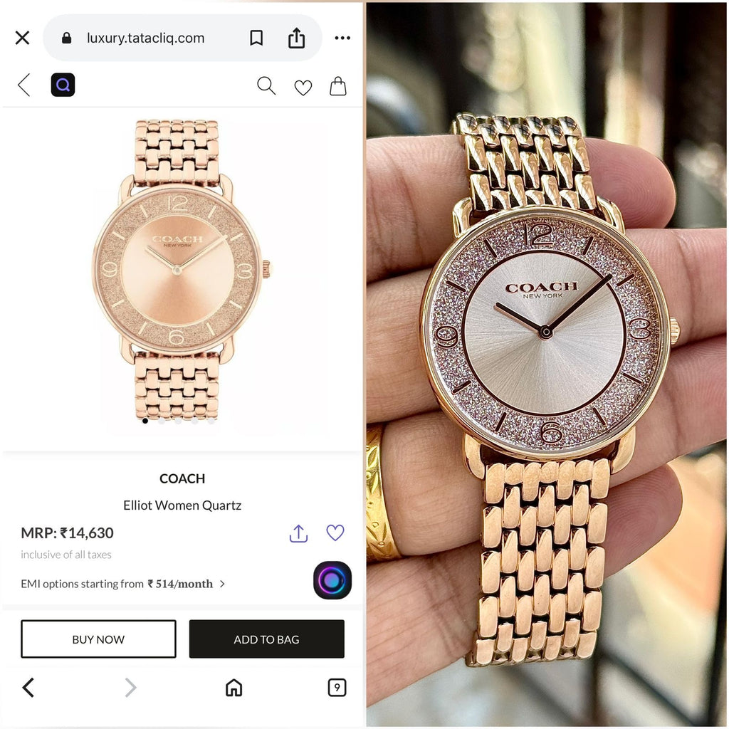 Coach Elliot Glitter Dial Series