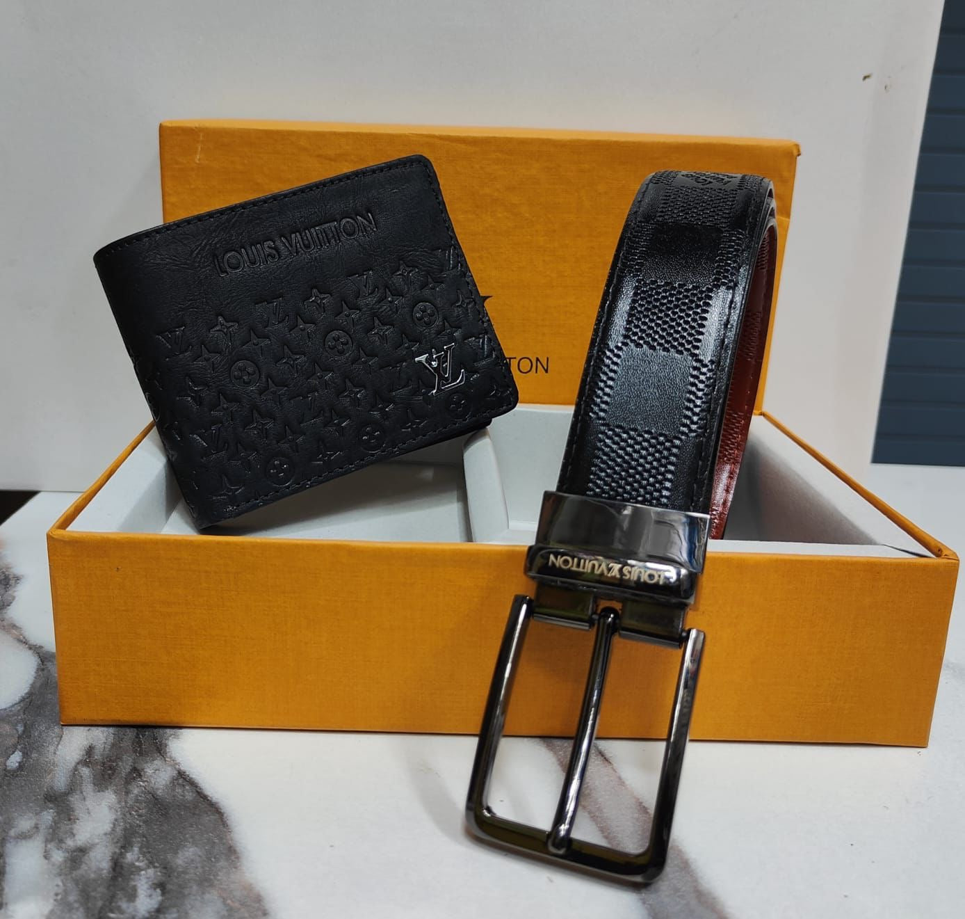 Louis Vuitton Wallet & Belt Combo