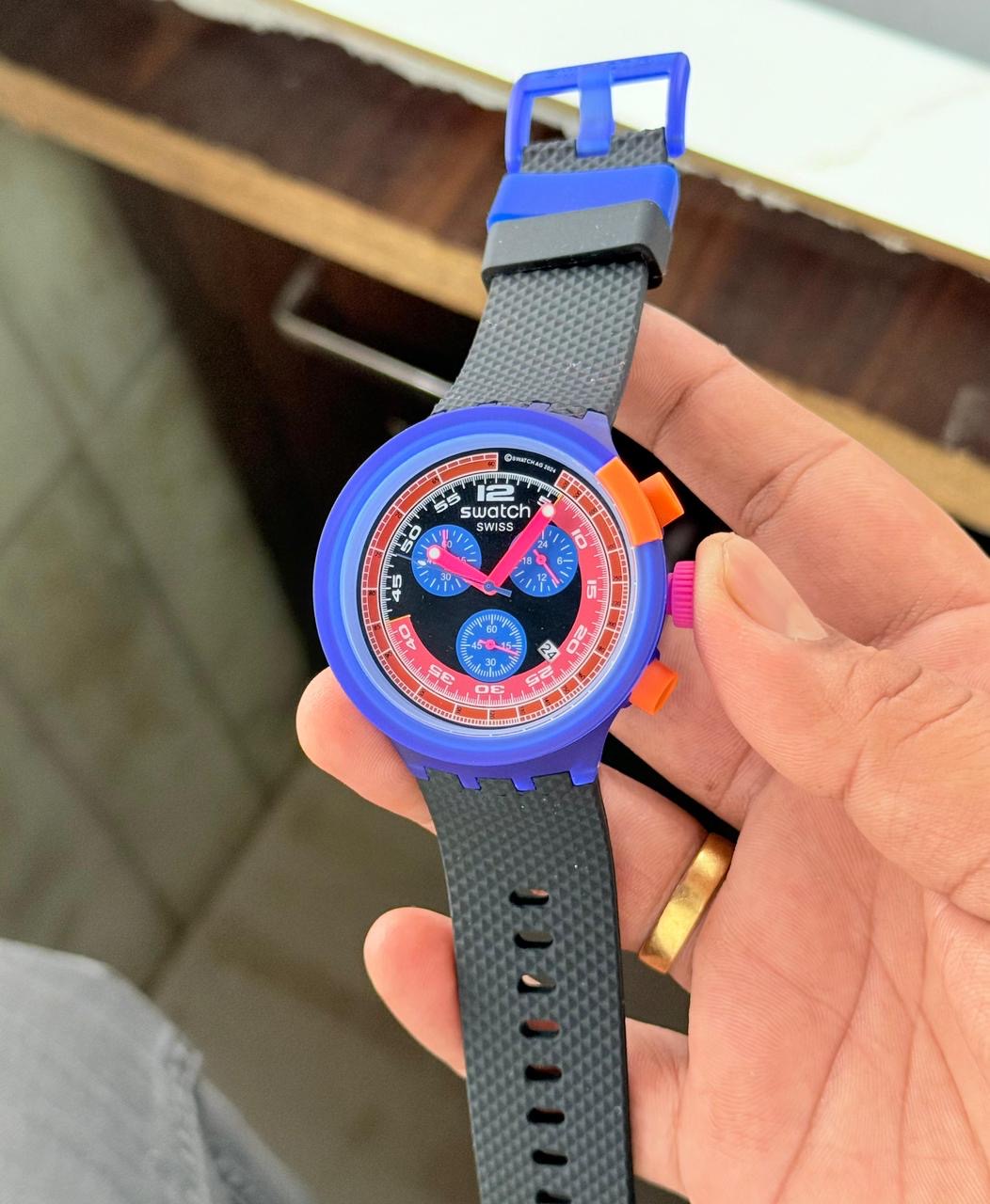 Swatch Neon Grand Prix Chronograph