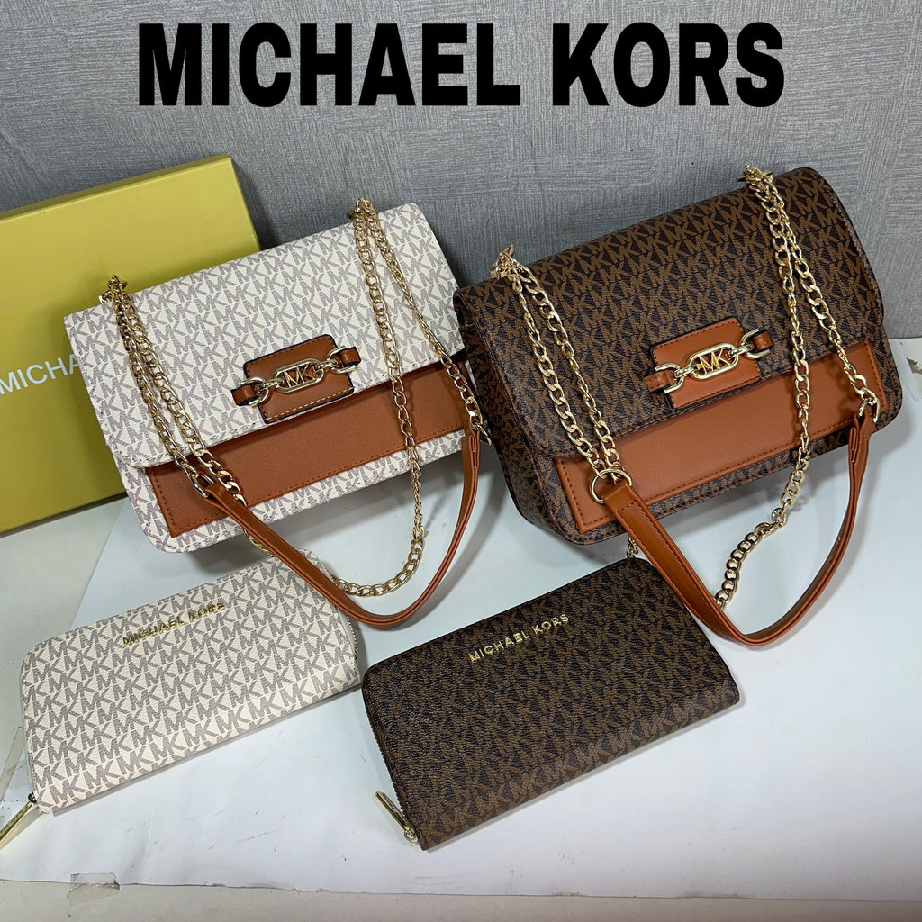 Michael Heather Large Logo Shoulder Bag