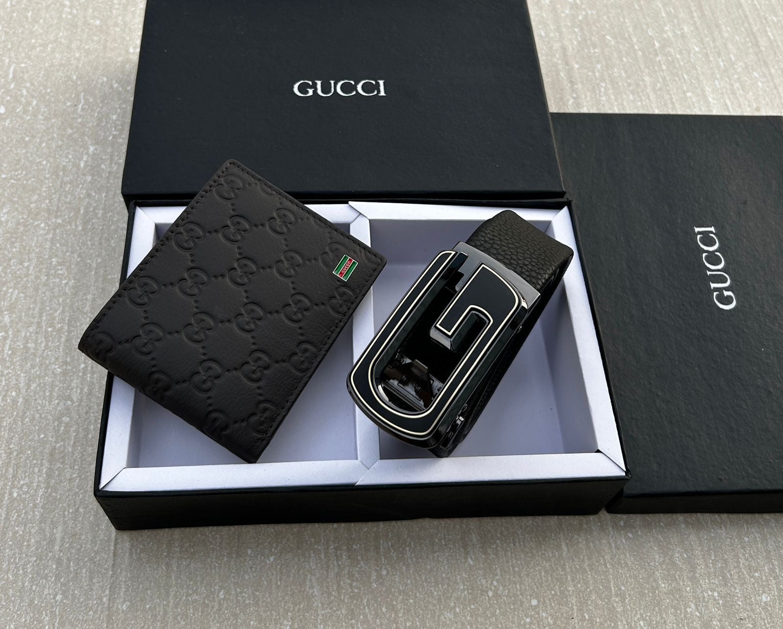 Gucci Wallet & Belt Combo