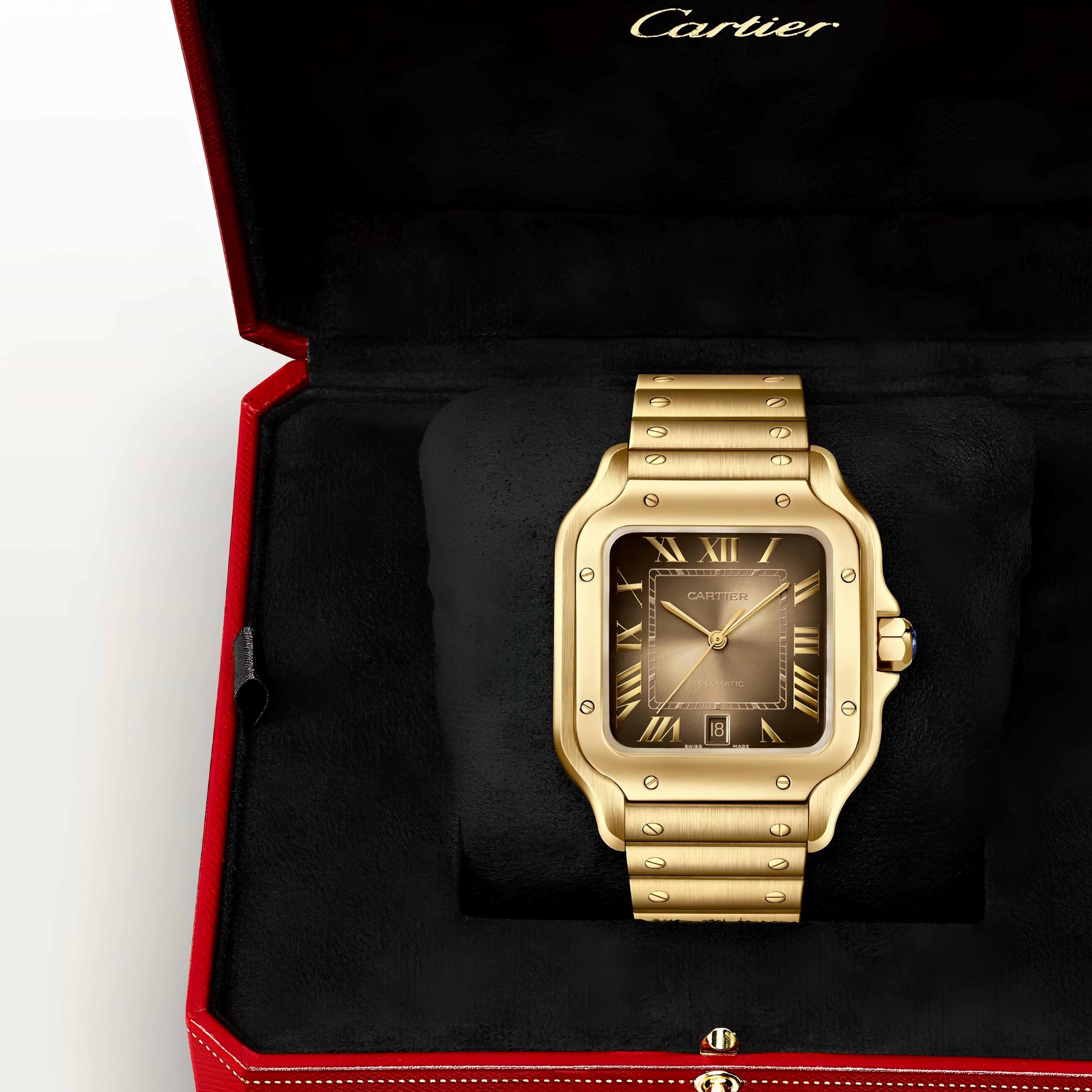 Cartier Santos Yellow Gold Series