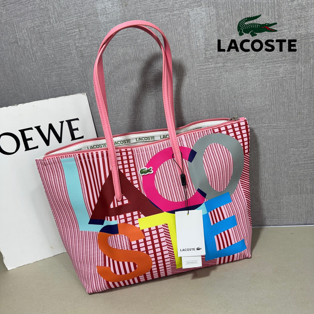 Lacoste Large Zip Tote Bag