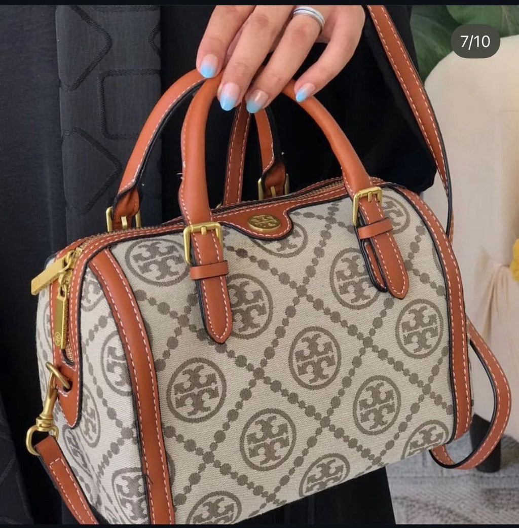 Tory Burch T Monogram Jacquard Speedy Bag