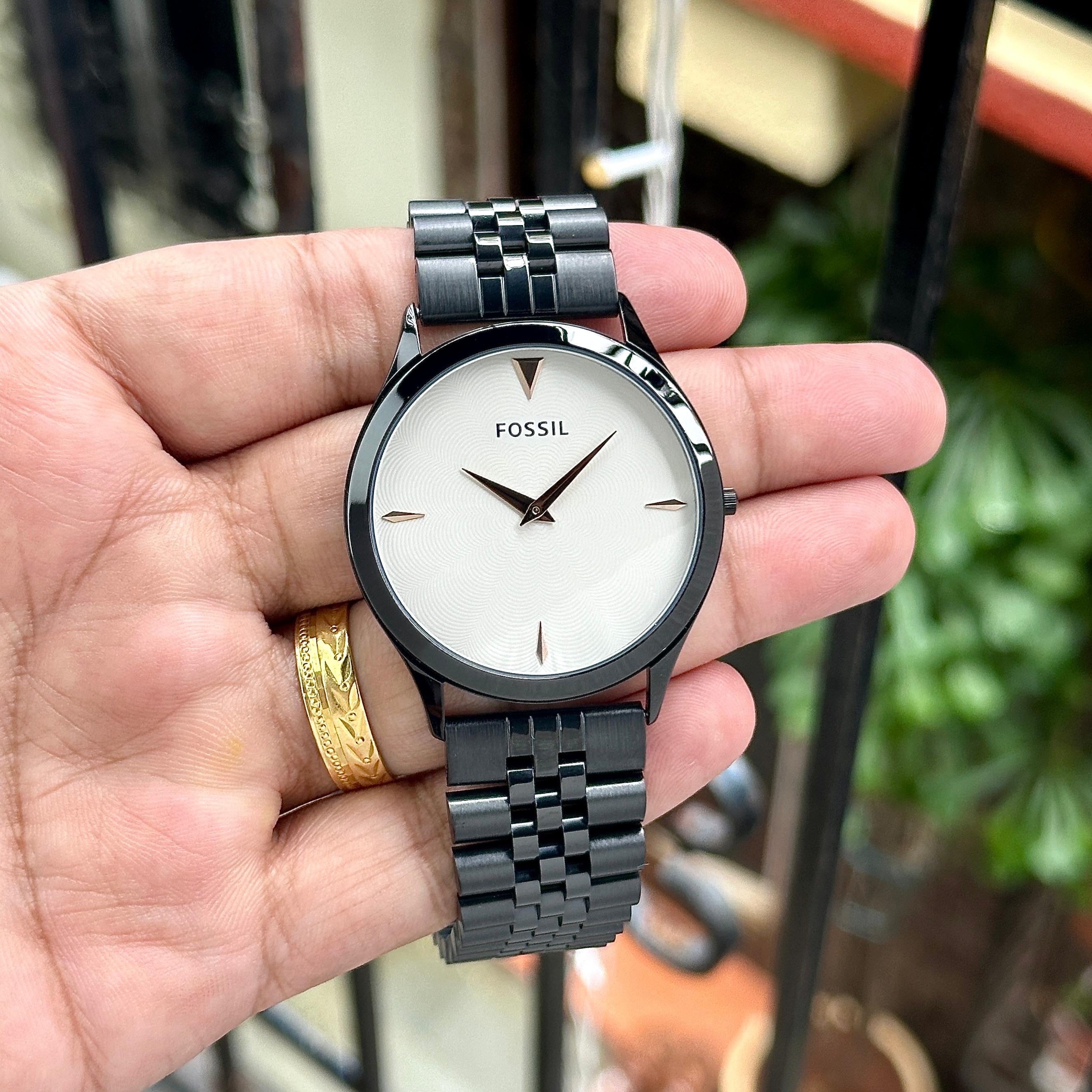 Fossil Clear Black Slim Series