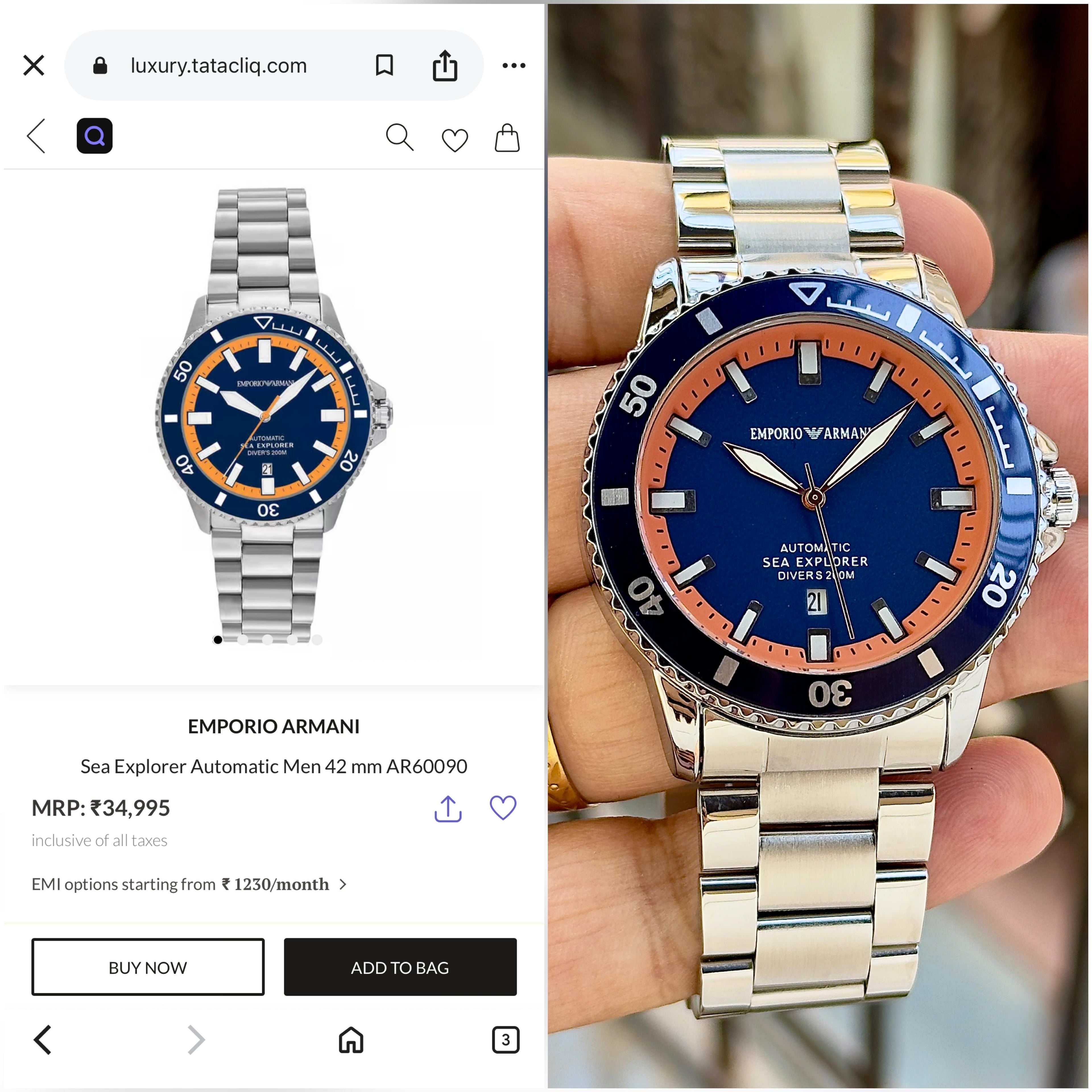 Emporio Armani Sea Explorer