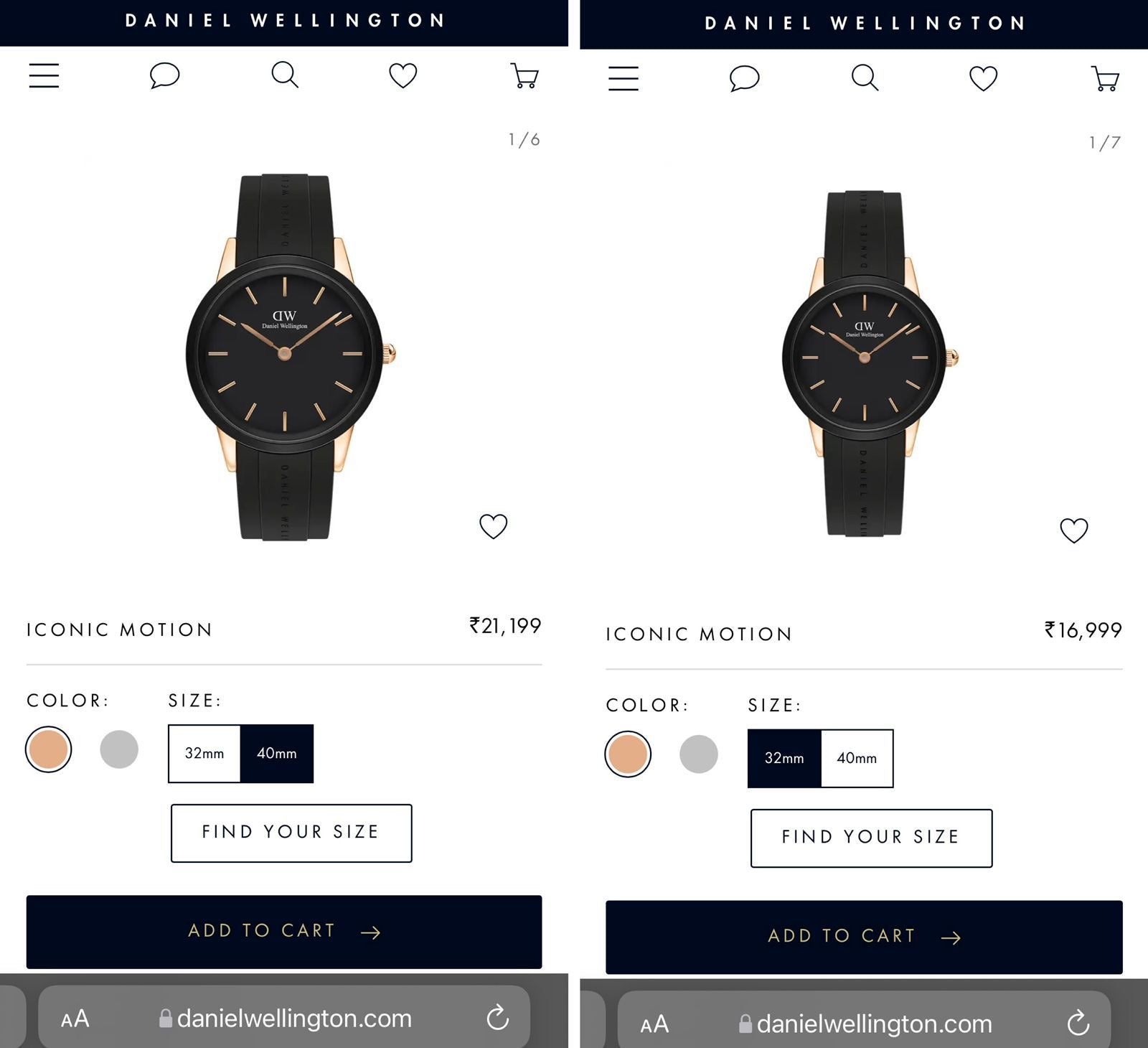 Daniel Wellington Couple Watch