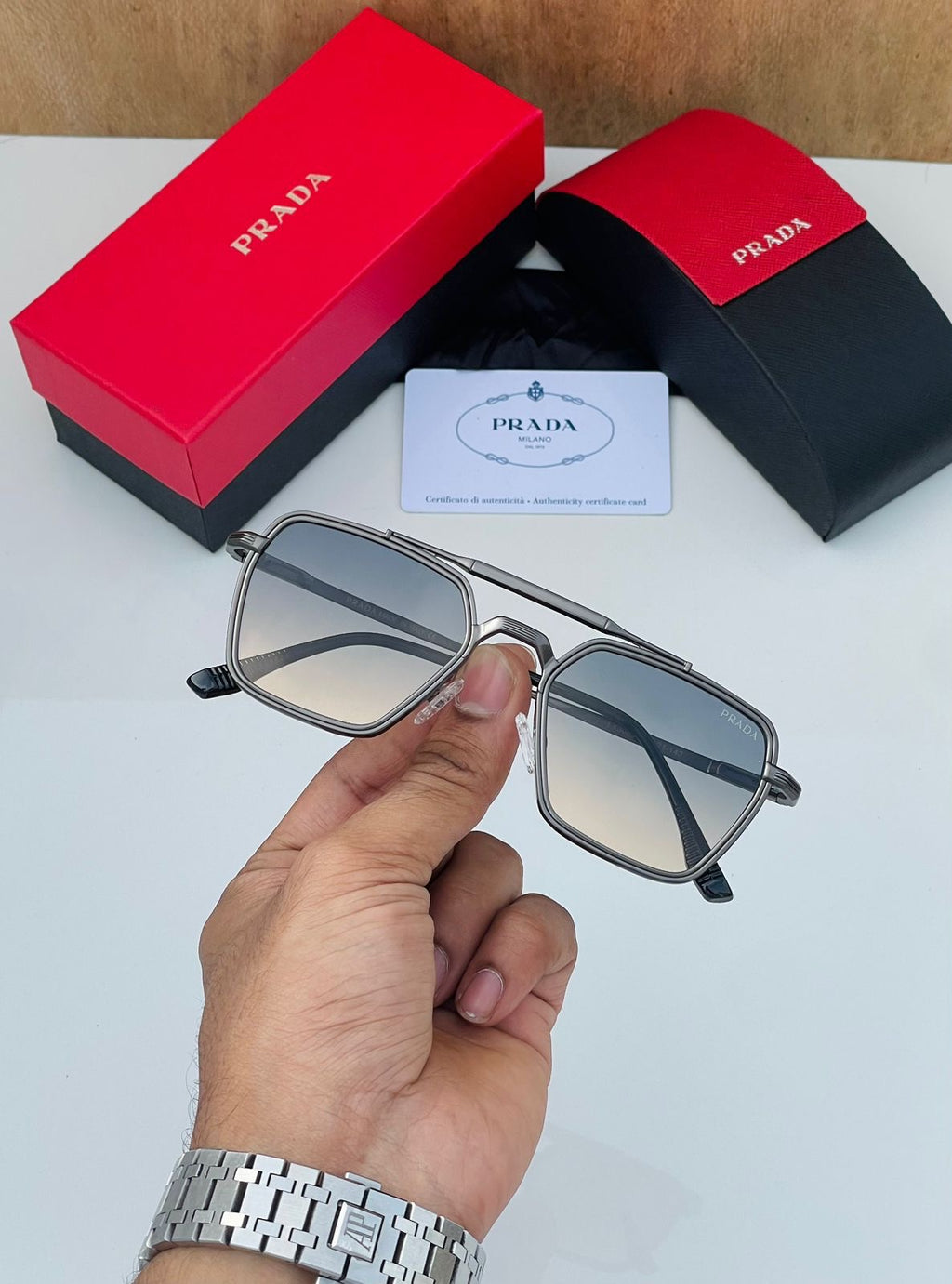 Prada Unisex Sunglasses