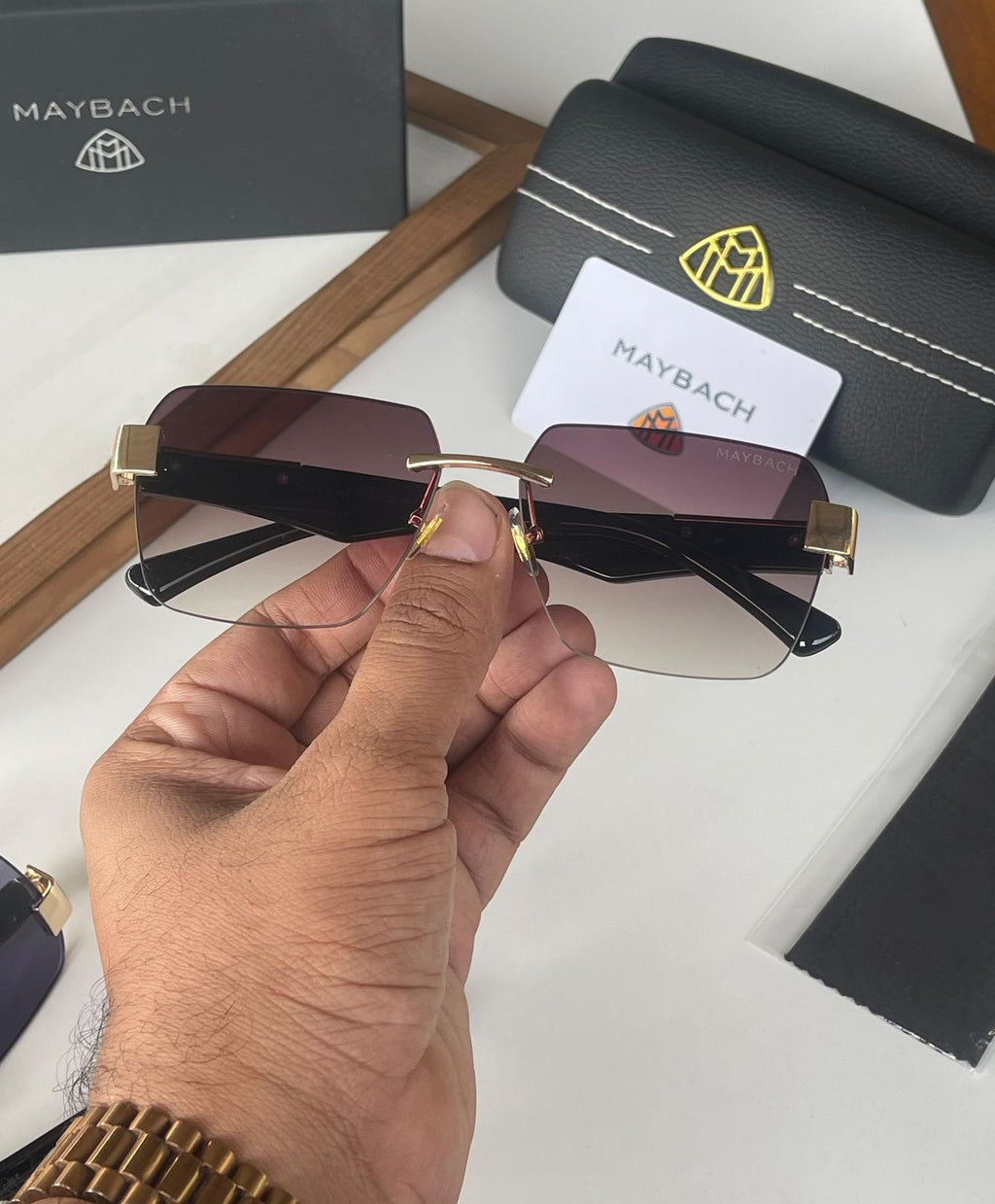 Maybach Unisex Sunglasses