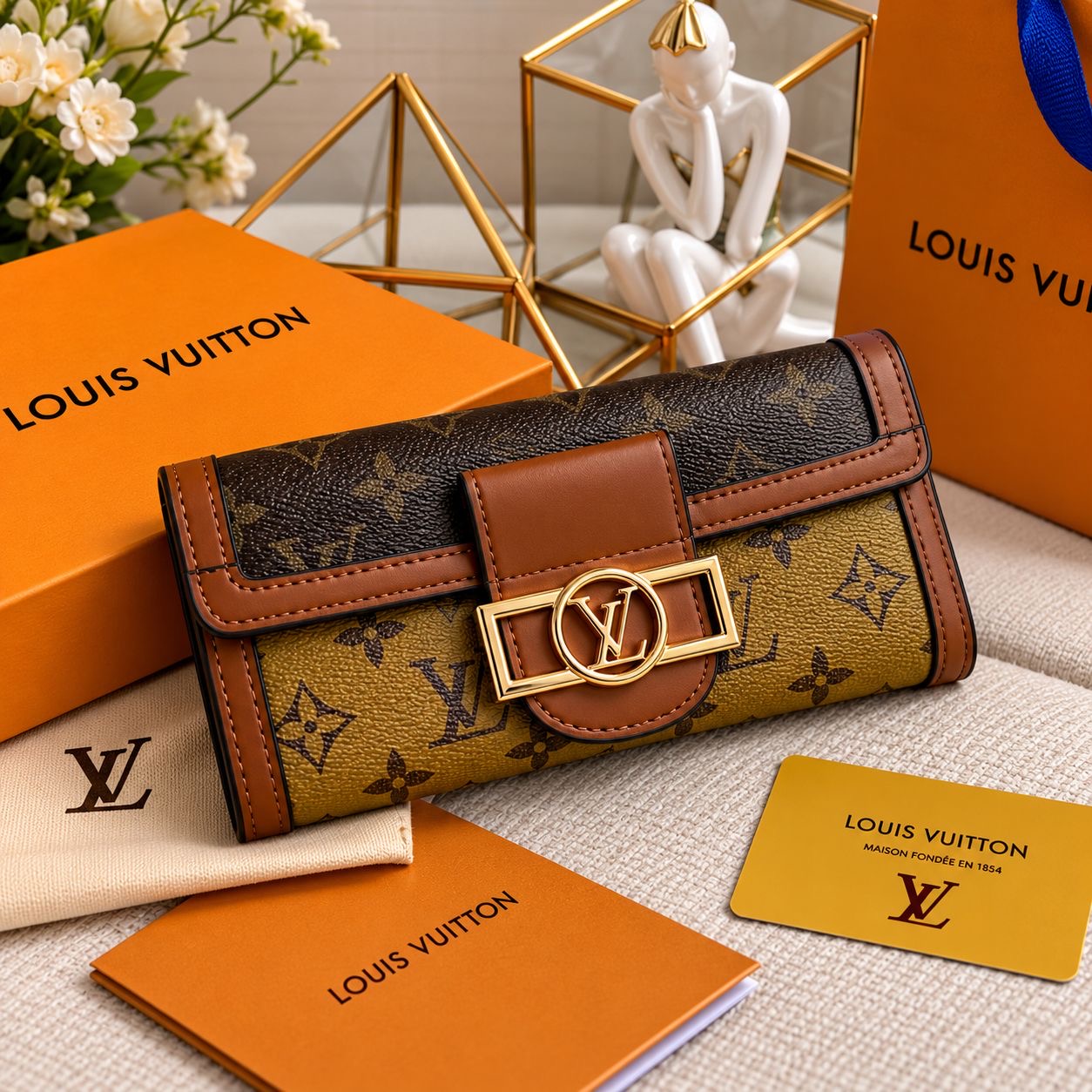 Louis Vuitton Dauphine Monogram Wallet