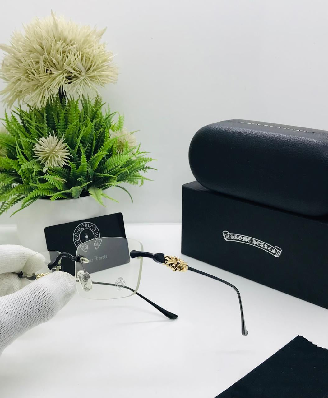 Chrome Heart Rimless Frame