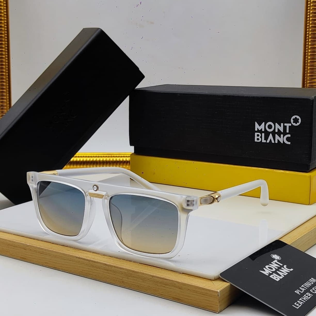 Mont Blanc Unisex Sunglasses
