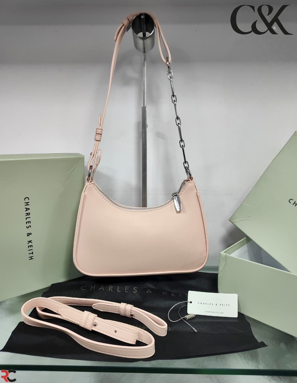 Charles & Keith Chain link Shoulder Bag