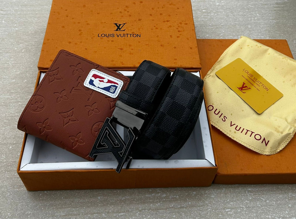 Louis Vuitton Wallet & Belt Combo