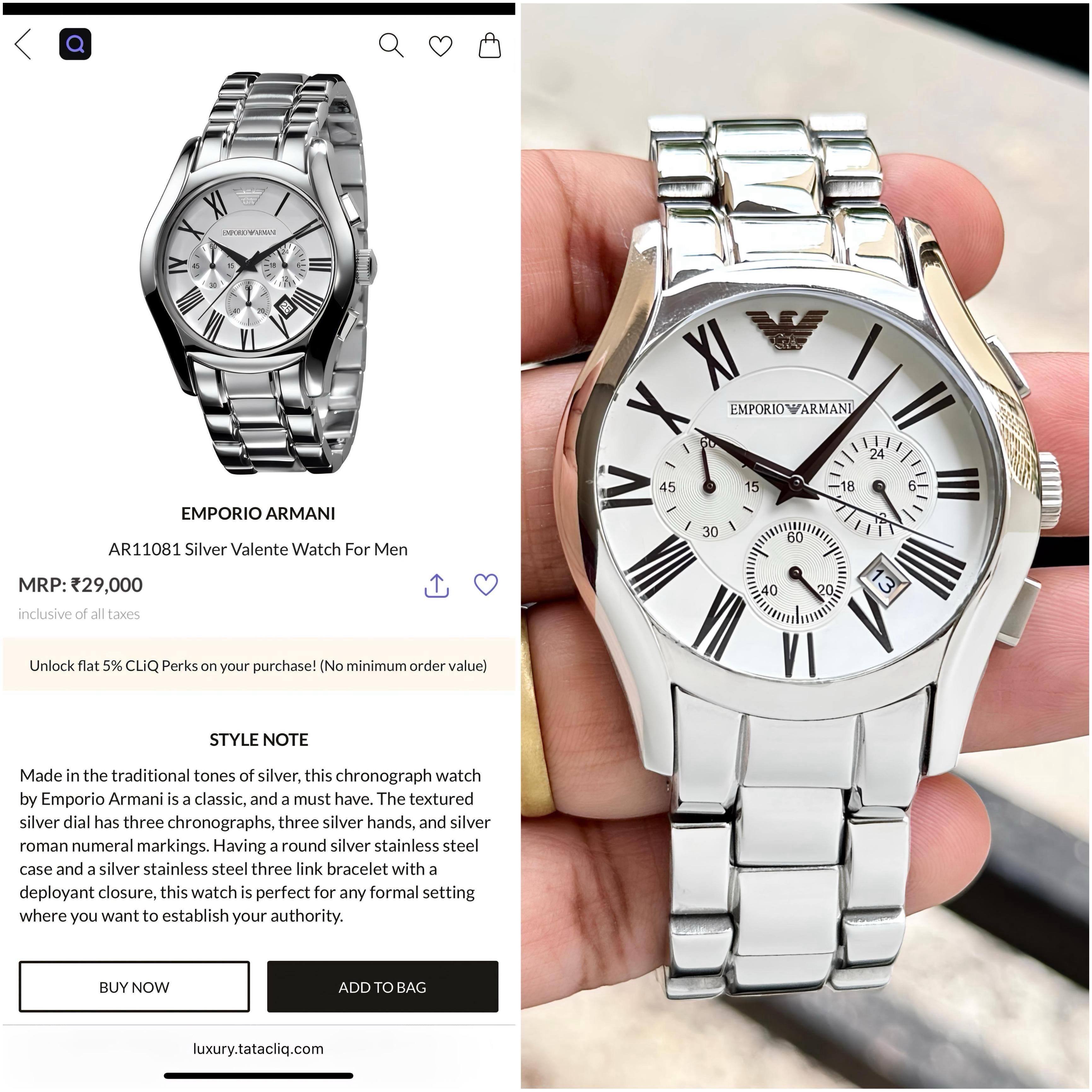 Emporio Armani Valente Chronograph