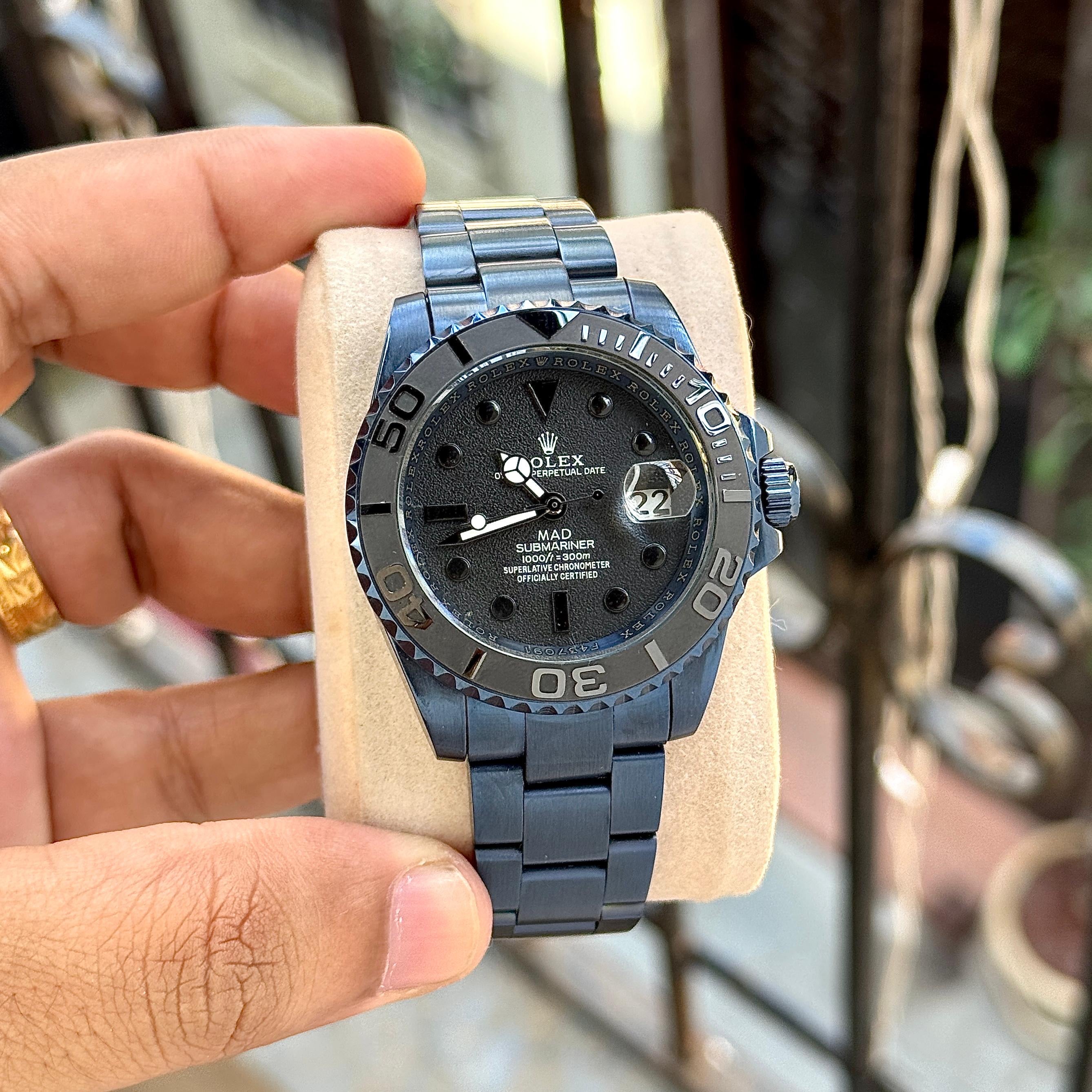 Rolex Submariner Mad Black Blue Edition