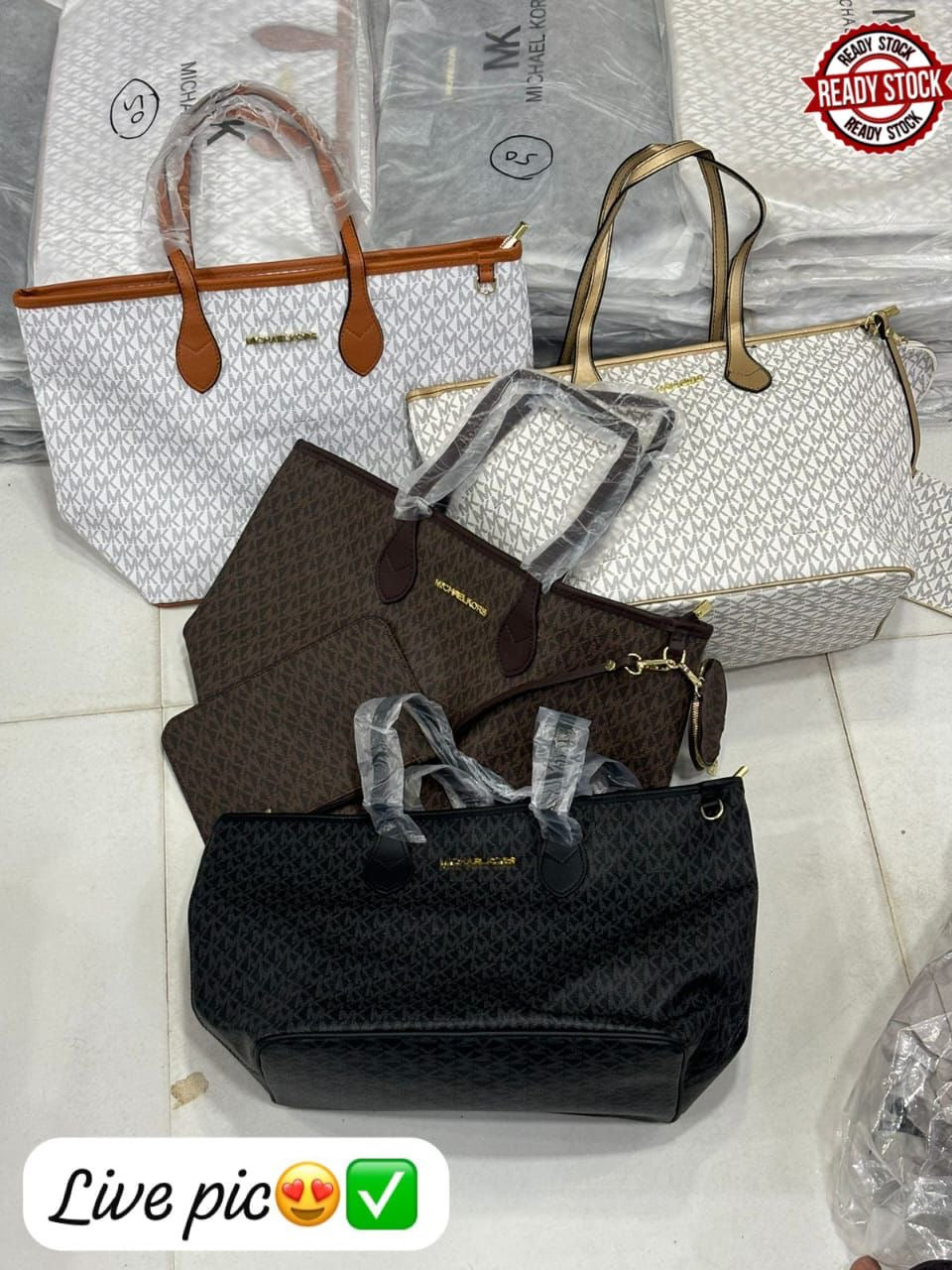 Michael Kors 3Pc Handbag