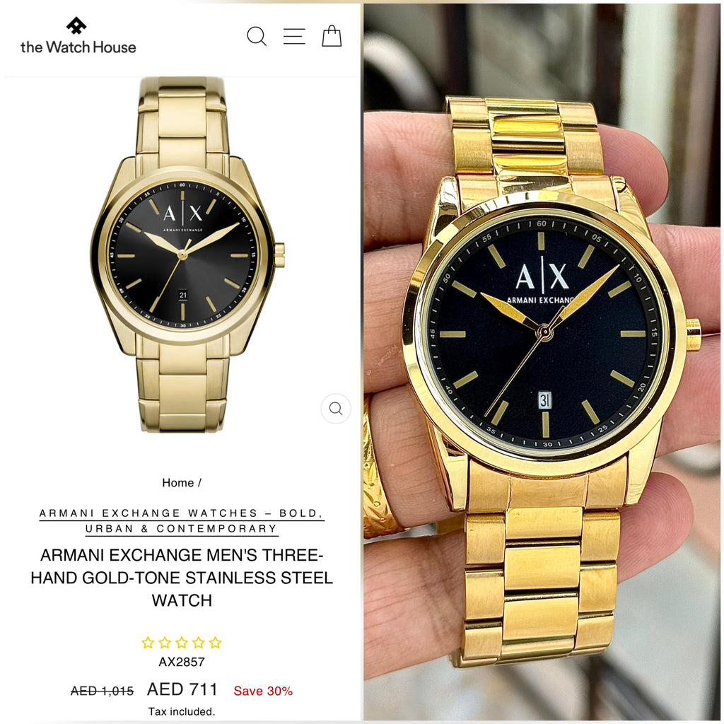 Armani Exchange Three-Hand Classic Series