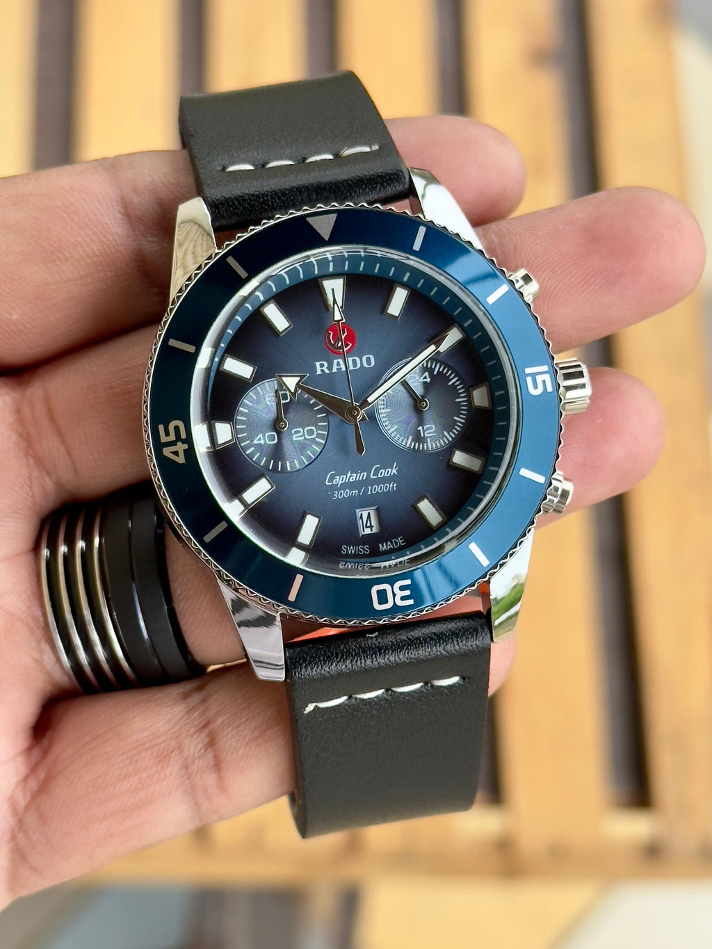 Rado Captain Cook Sunburst Dial