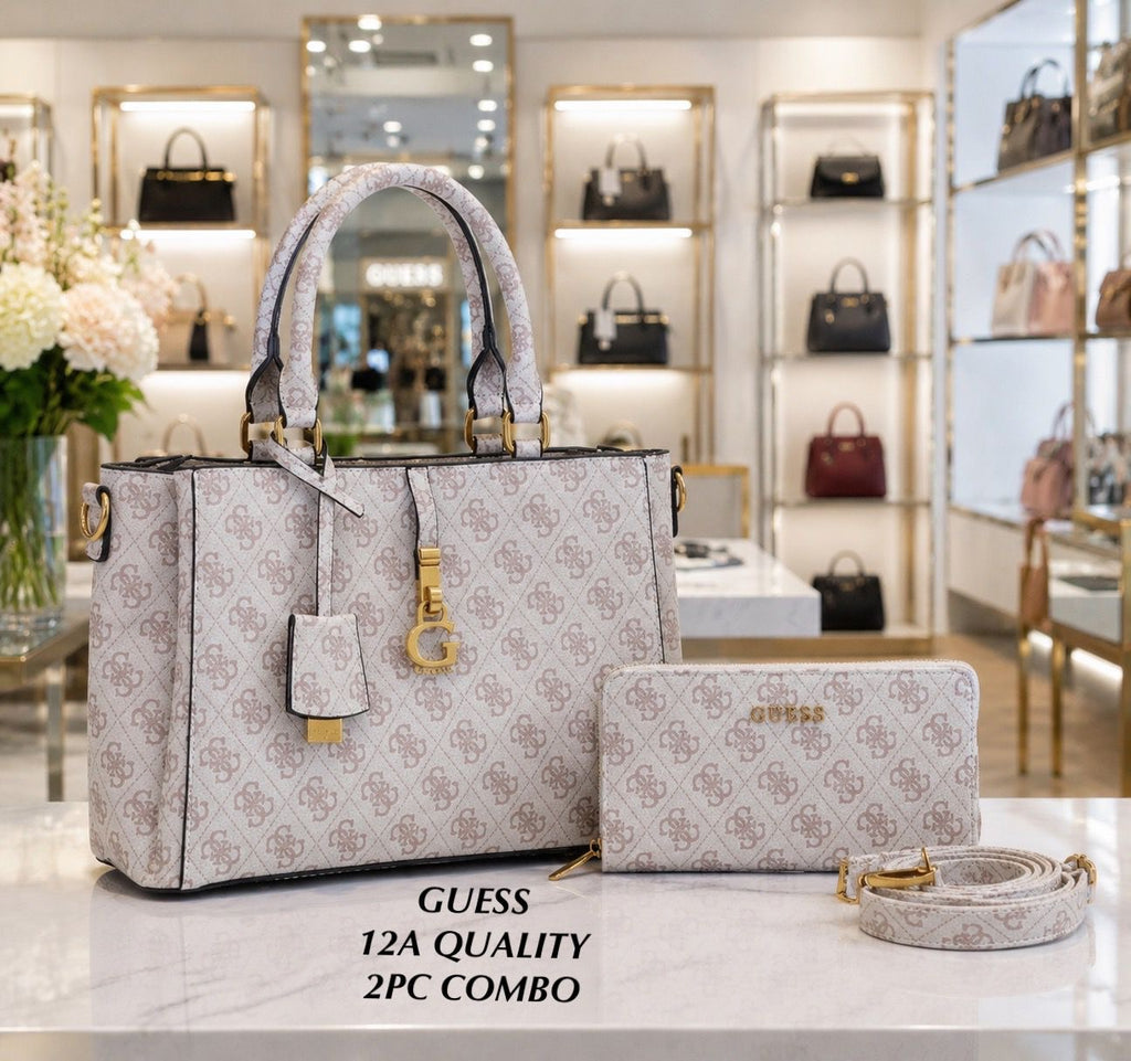 Guess G James Logo Satchel Bag
