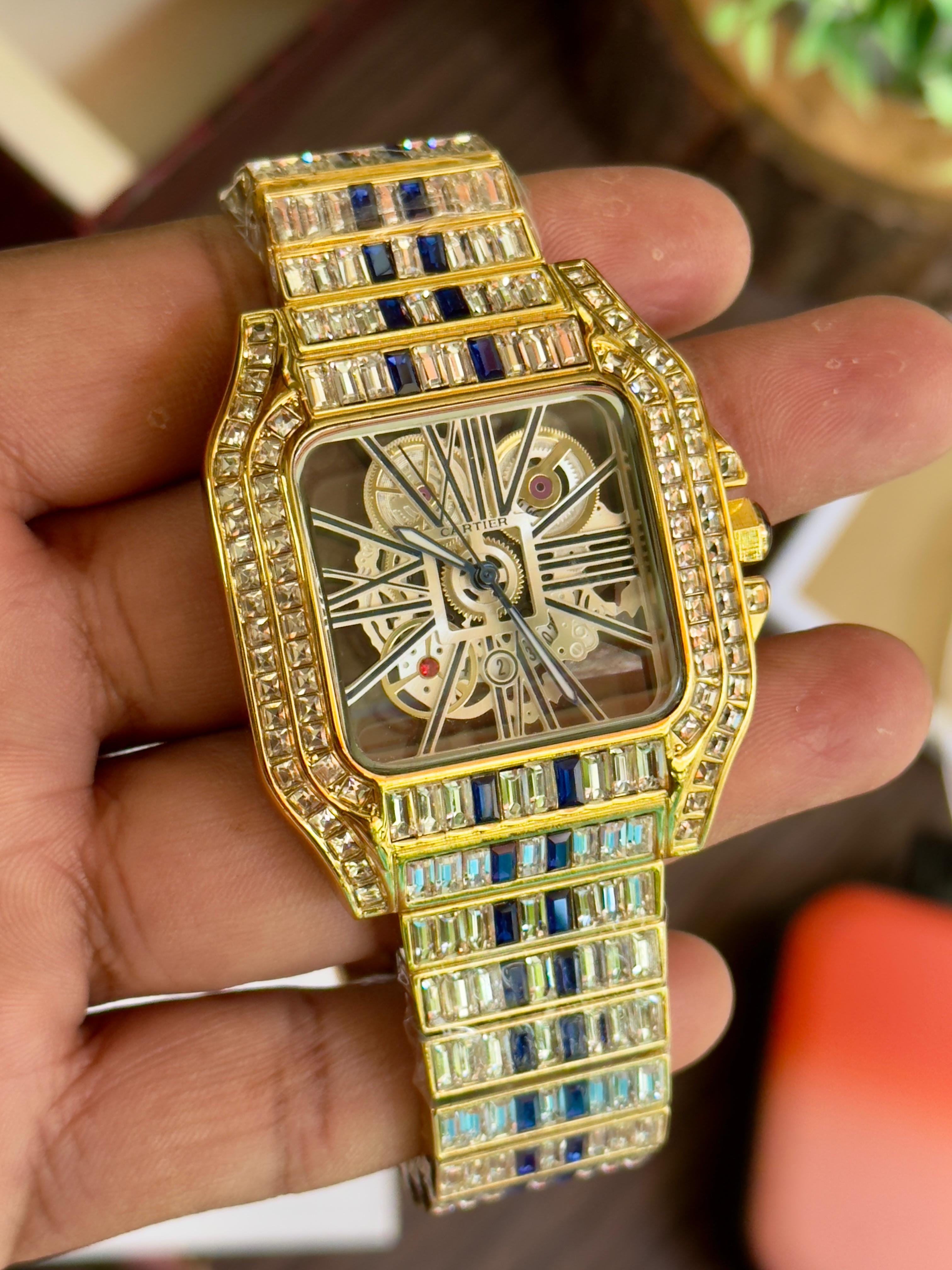 Cartier Gold Skeleton Dial