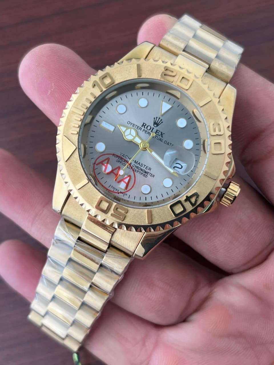 Rolex GMT II Ever gold silver