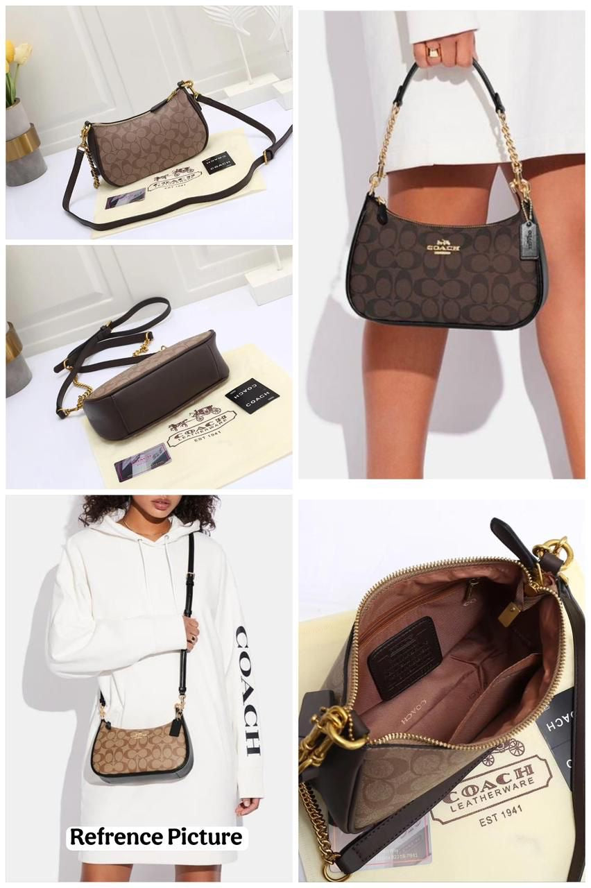 Coach Teri Signature Canvas Bag