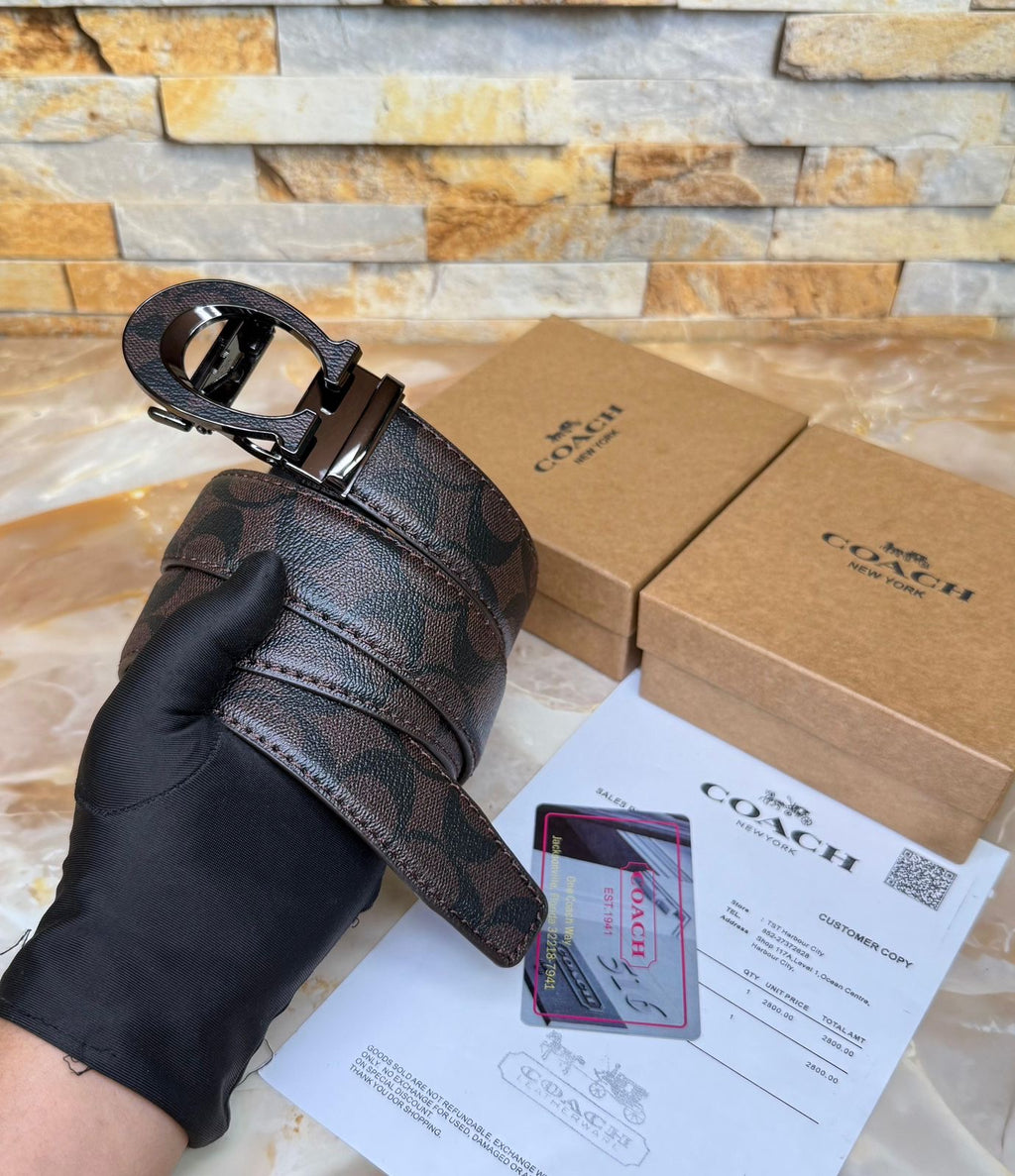 Coach Auto Lock Belt