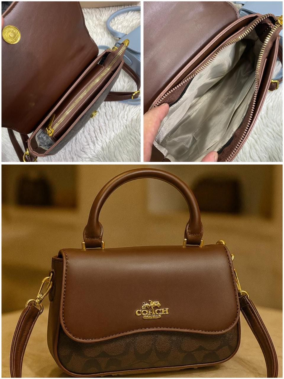 Coach Flap Sling Bag